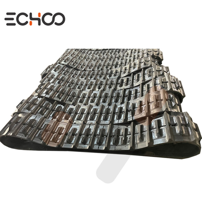 Corseta de caucho 300x52.5Kx76 para el chasis del marco de la mini excavadora Airman AX30UR