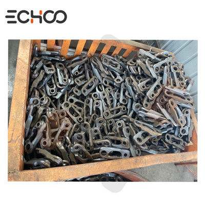 Grupo de vías de acero KX41-2S para el reemplazo de cadenas de vías del tren de la miniexcavadora